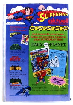 DC Comics Superman Batman Comic Nr. 21 (1982): Der Alptraum von Charlie Kweskill! von Ehapa